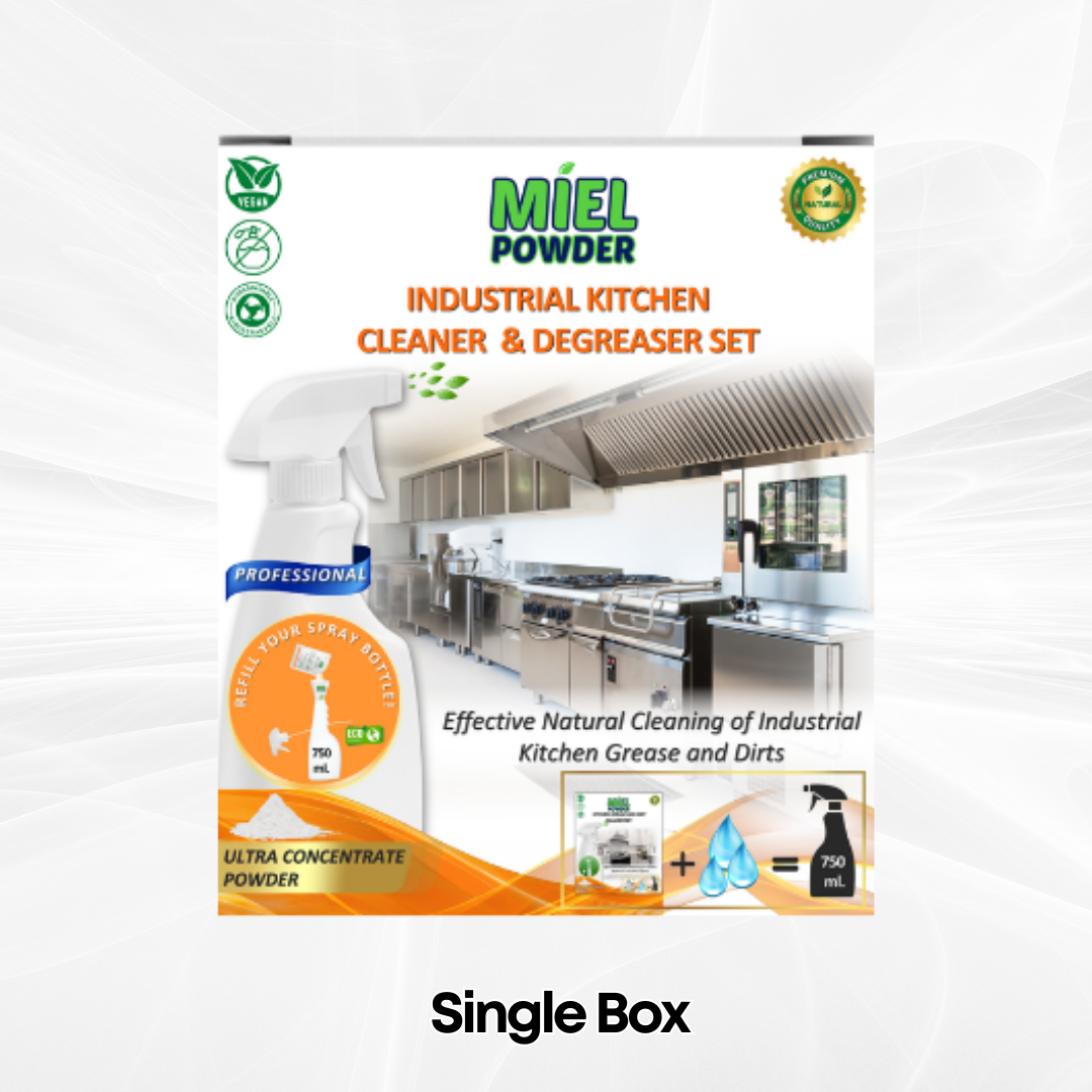 Single Box of Miel Powder Industrial Kitchen Cleaner Concentrated Powder Product