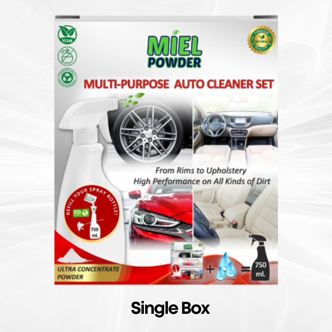 Miel Powder Multi Purpose Auto Cleaner Concentrated Powder Foam Spray