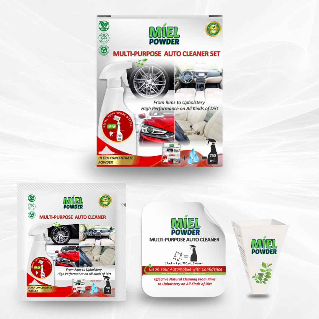 Miel Powder Multi Purpose Car Cleaner Concentrated Powder Foam Spray Concentrated Powder Foam Spray