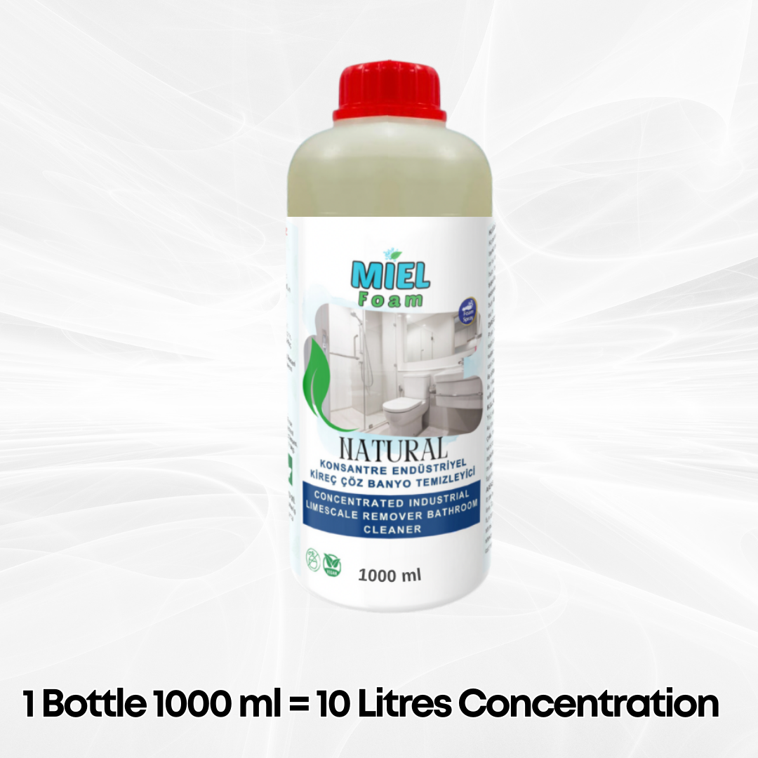 Miel Foam Industrial Bathroom Cleaner Concentrated Liquid Foam Spray 1 litre 10 litres