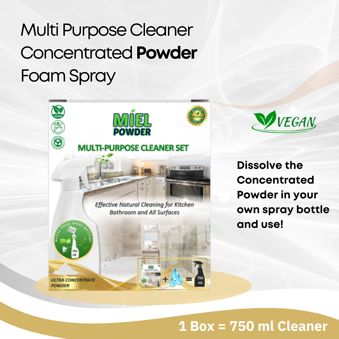 Miel Powder Multi Purpose Cleaner Concentrated Powder Foam Spray Product Picture